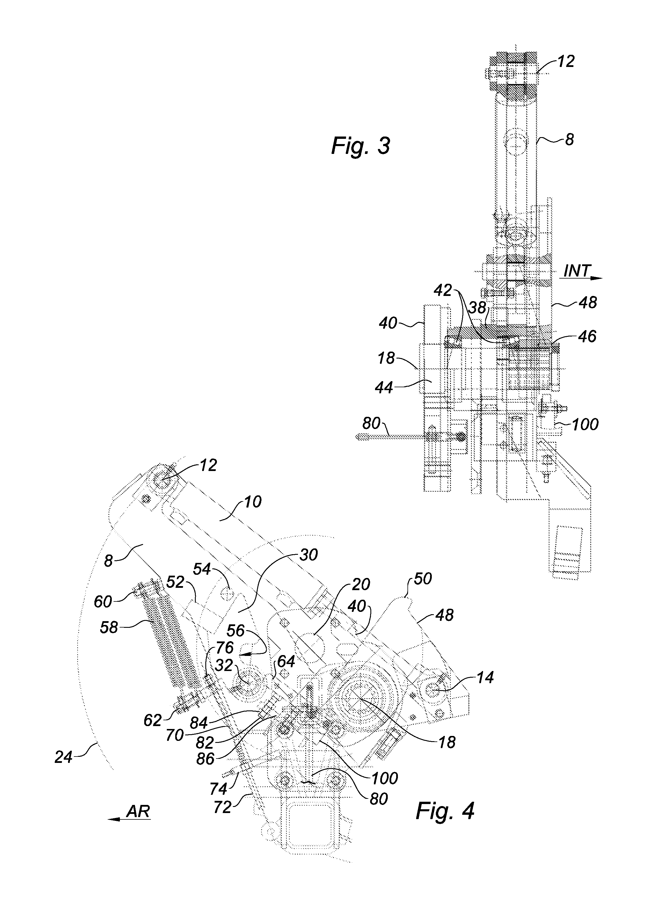 Device for lowering the body of a vehicle including a means for detecting the high position