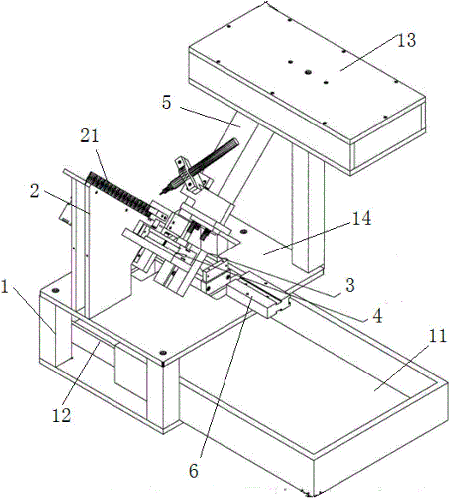 I-shaped inductor automatic code spraying mechanism