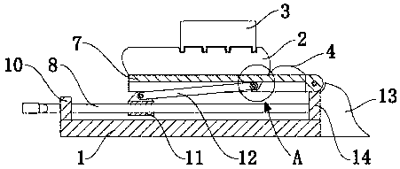 Fixing device for basic medical operation and using method of fixing device