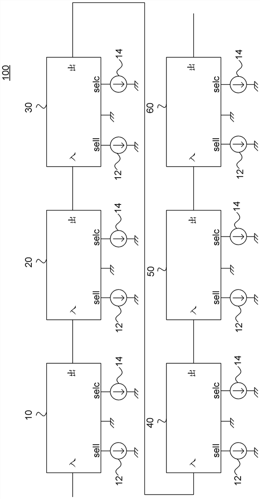 Electronically variable analog delay line