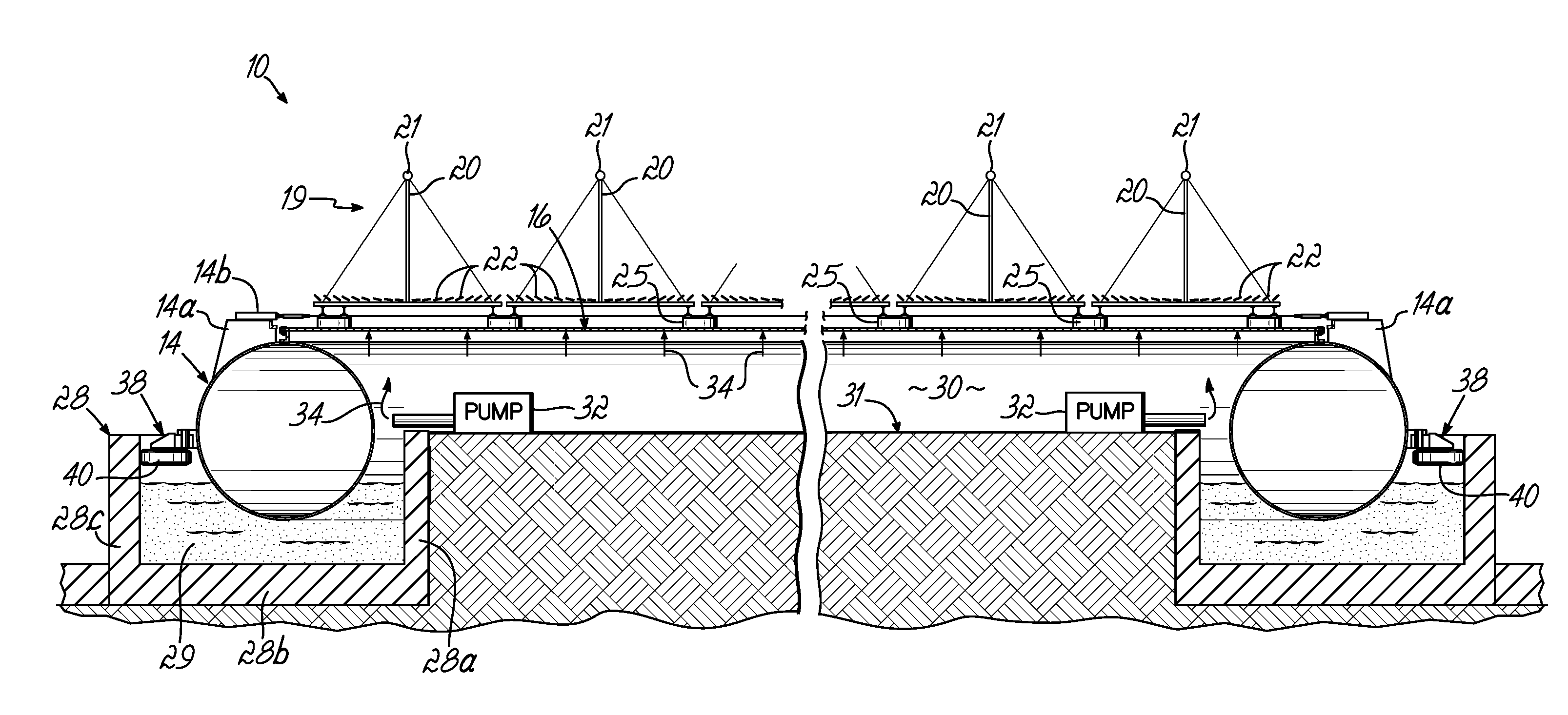 Man Made Island With Solar Energy Collection Facilities