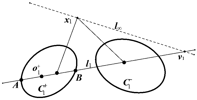 Common self-polar triangle and orthogonal vanishing point calibration parabolic camera for a single sphere