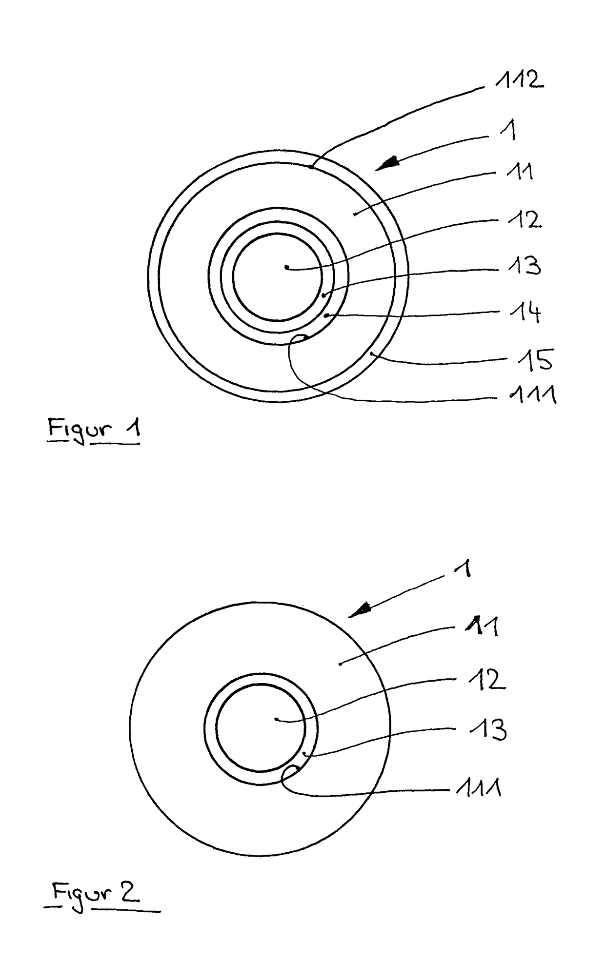 Component for writing, drawing, painting and/or cosmetic implements and method for the production thereof