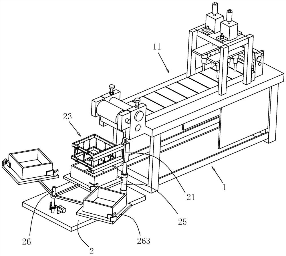 One-to-two high-speed mask tablet machine and mask