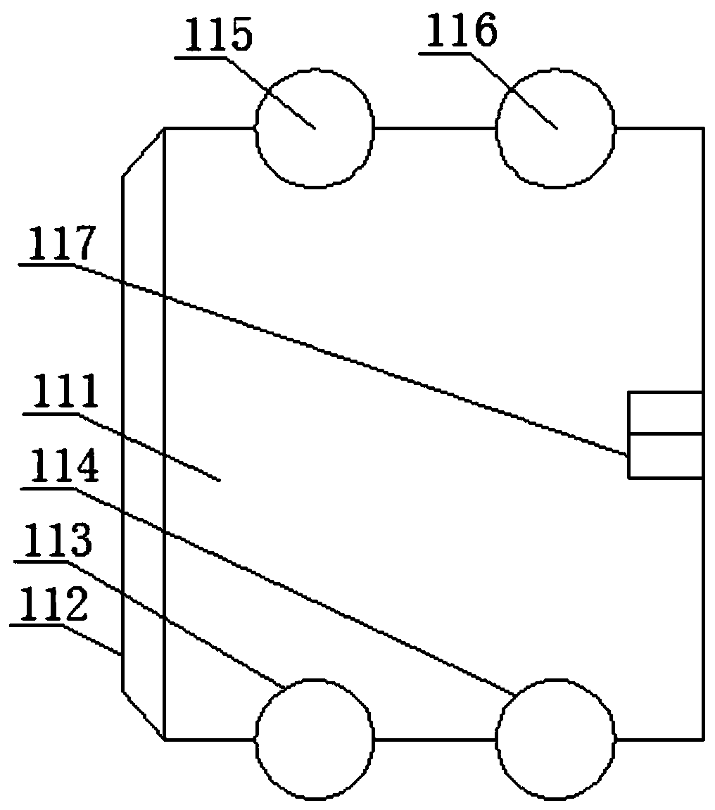 Plate body fixing and supporting device for restoration of large metal plate body