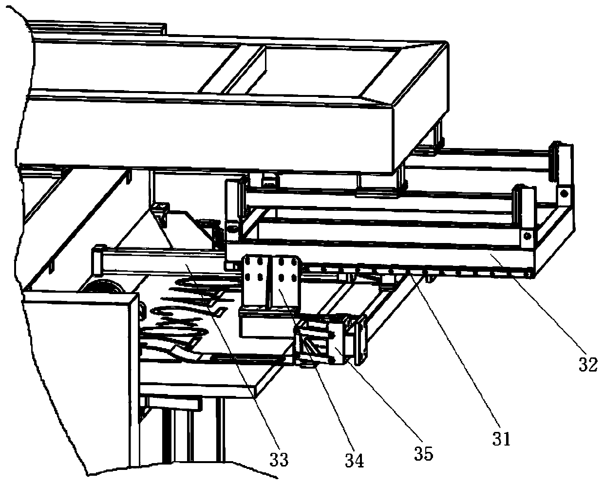 Automatic pressing and attaching plate feeding device