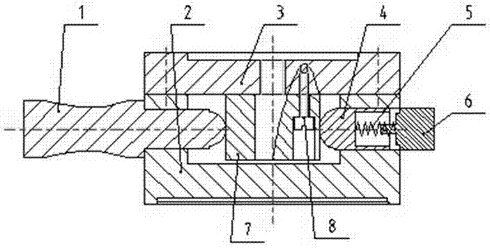 Aligning device for measurement of diamond cutting tool