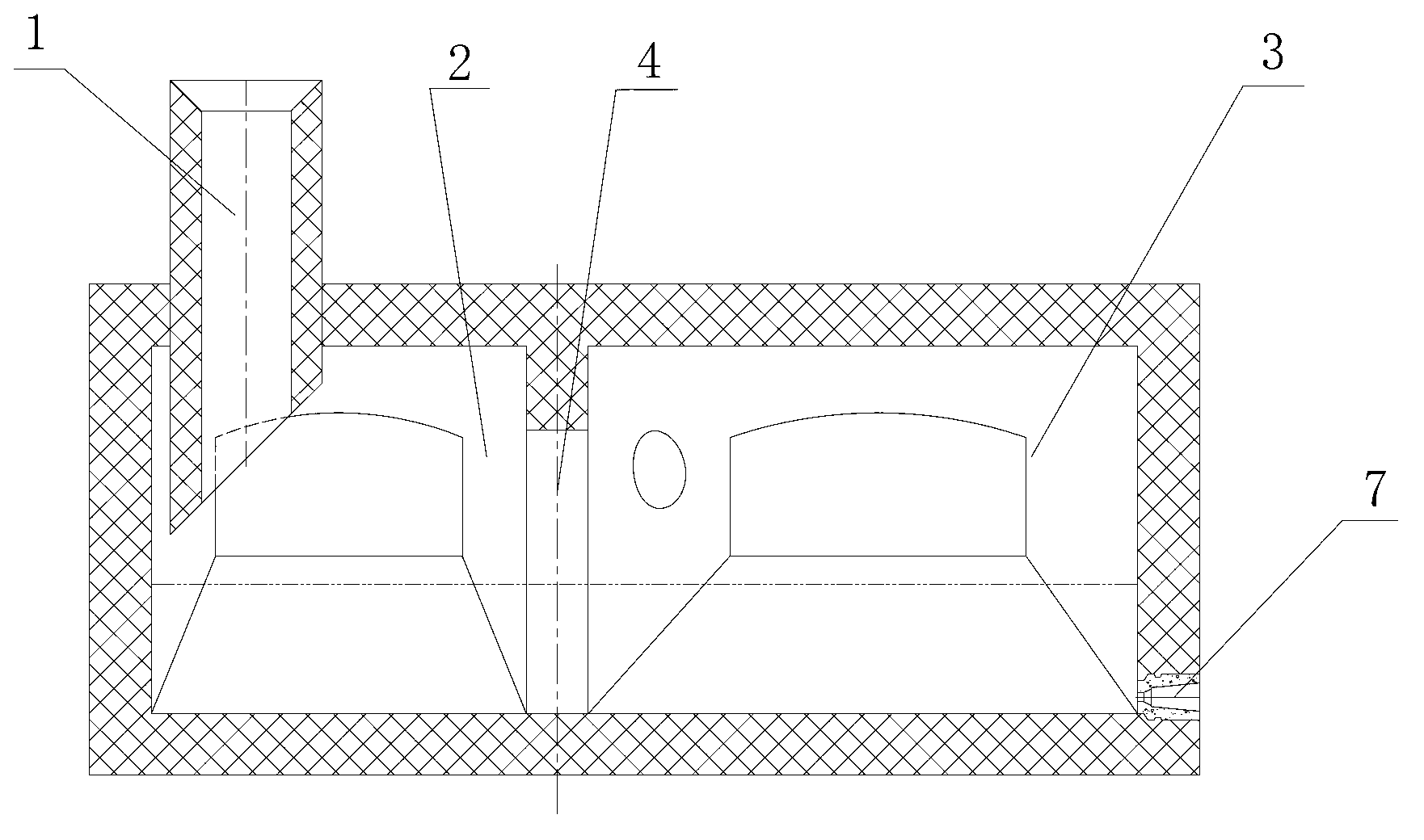 Method of melting aluminum ingot in process of preparation of electrician round aluminum rod