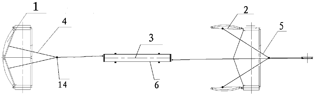 Mechanical interlocking air door for mine