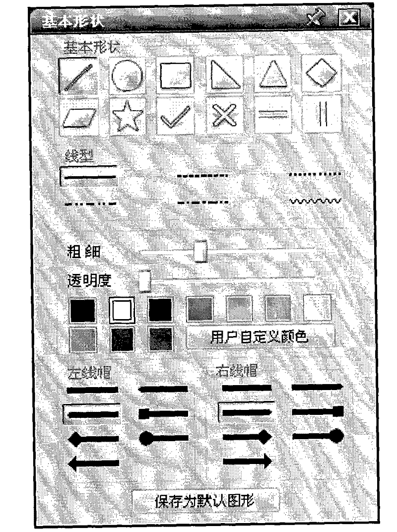 Method for maintaining and modifying cross-screen writing stroke attributes in display wall positioning system