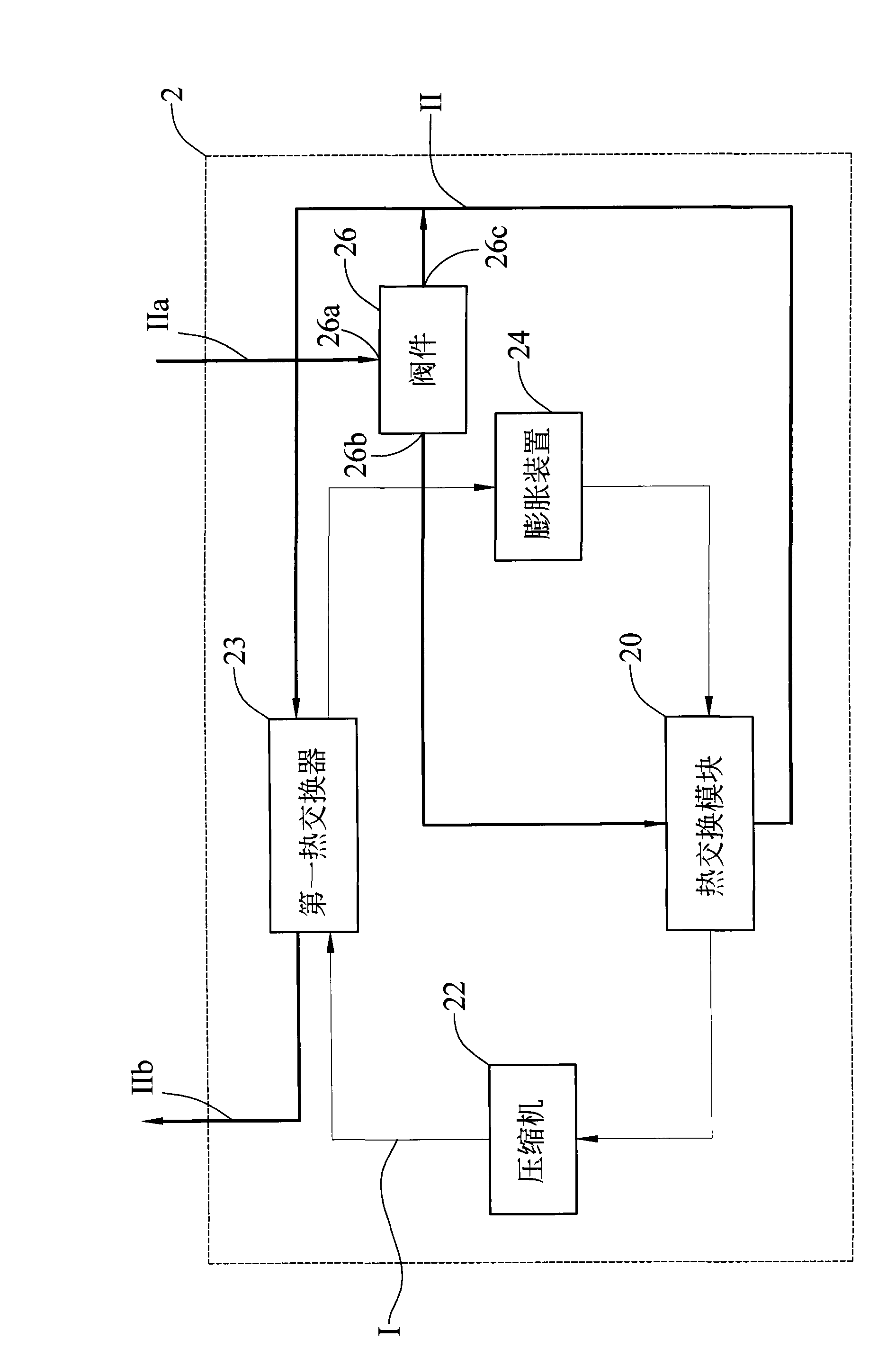 Hot water system of heat pump