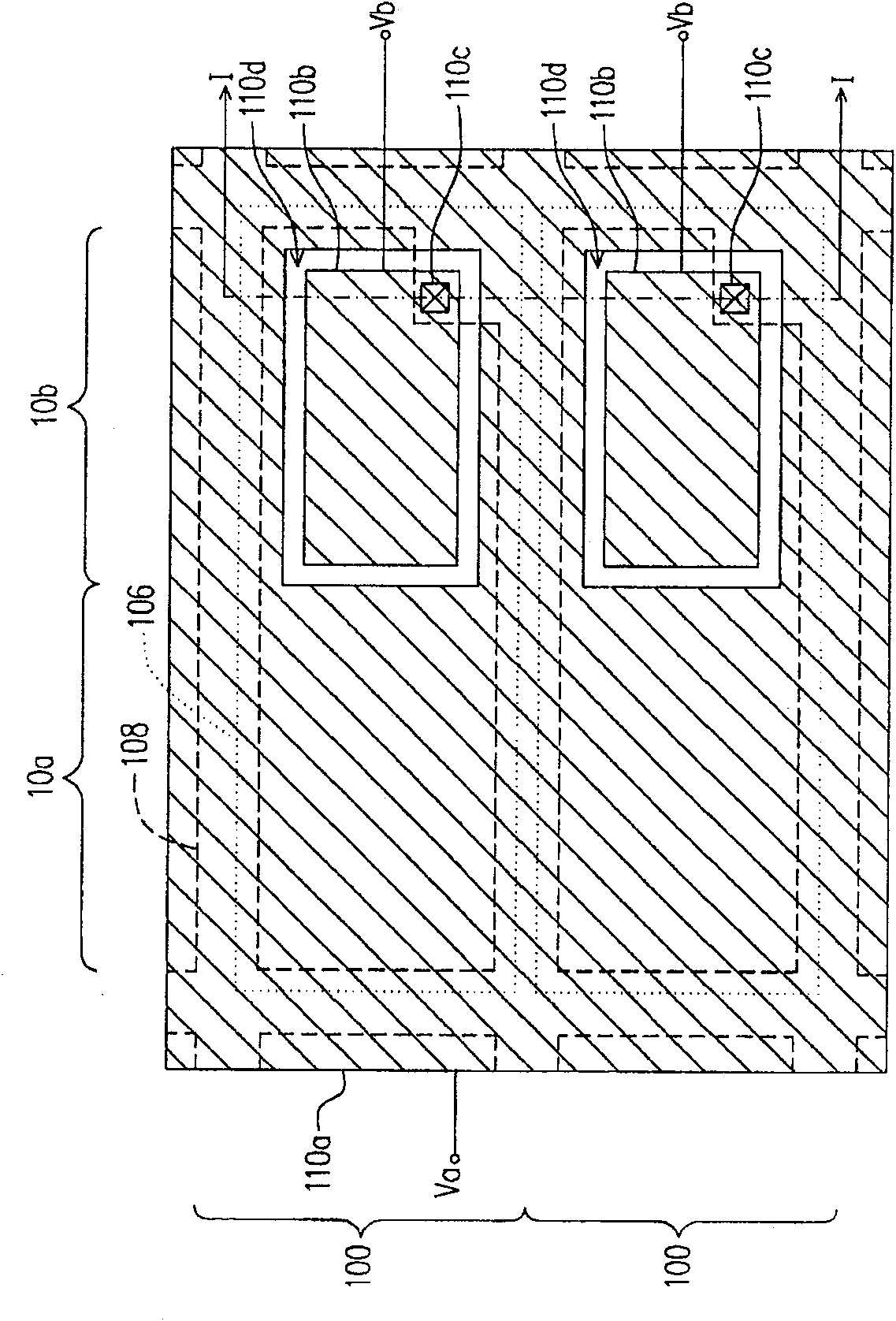 Pixel structure of active part array substrates