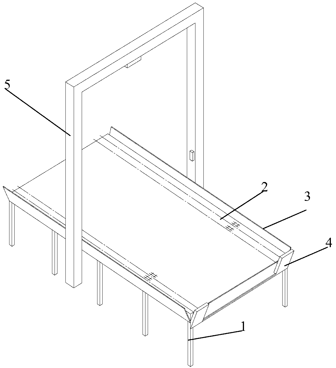 Automatic stereoscopic warehouse unit cargo self-aligning storage platform and alignment method thereof