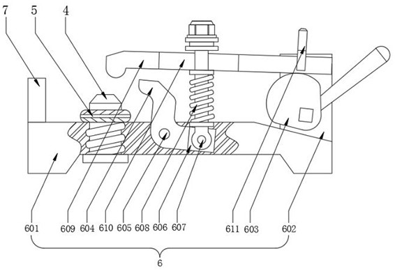 Anti-dislocation whole-vehicle assembling equipment for electric power-assisted tricycle