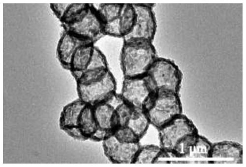 A chiral organometallic skeleton hollow nanosphere and its preparation method and application