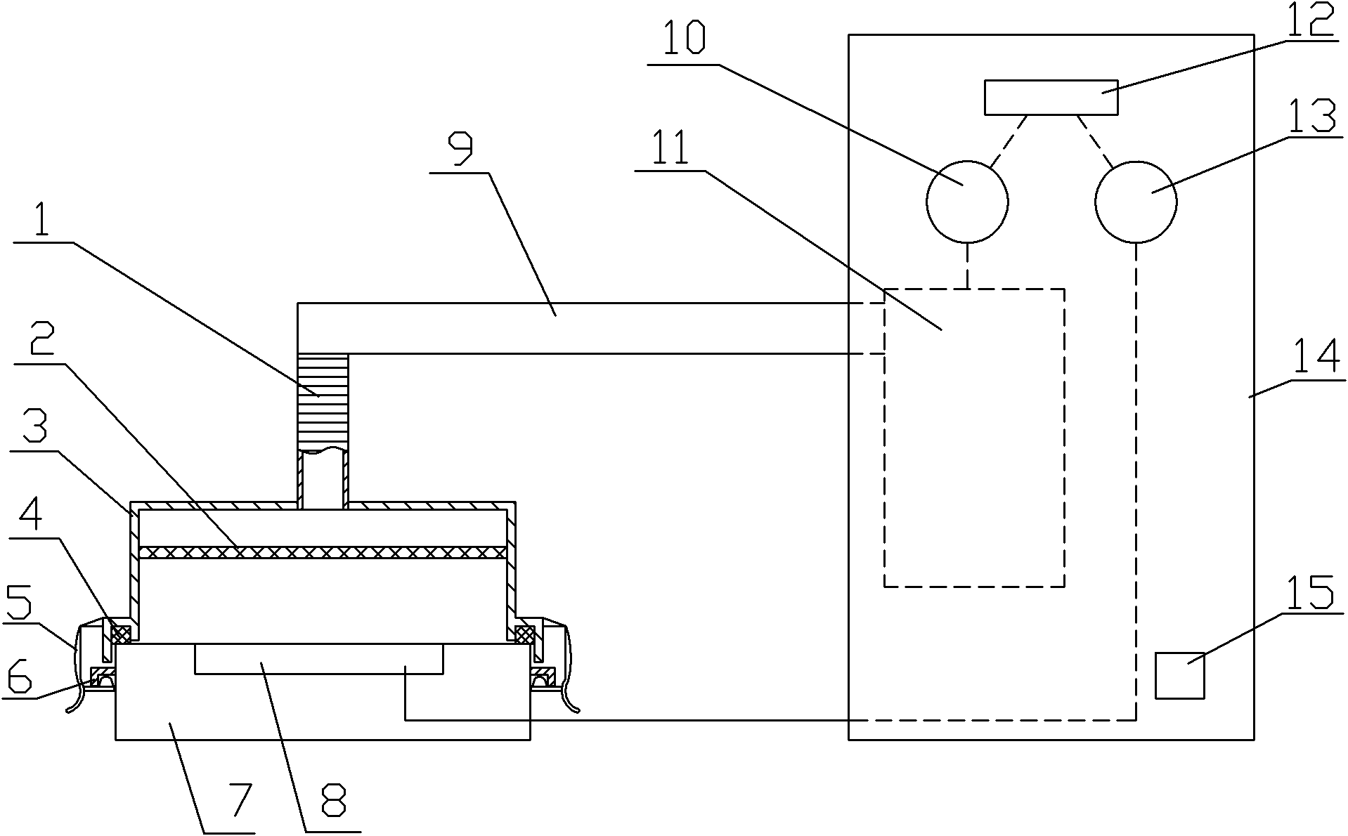 Flour product characteristic mechanism detector