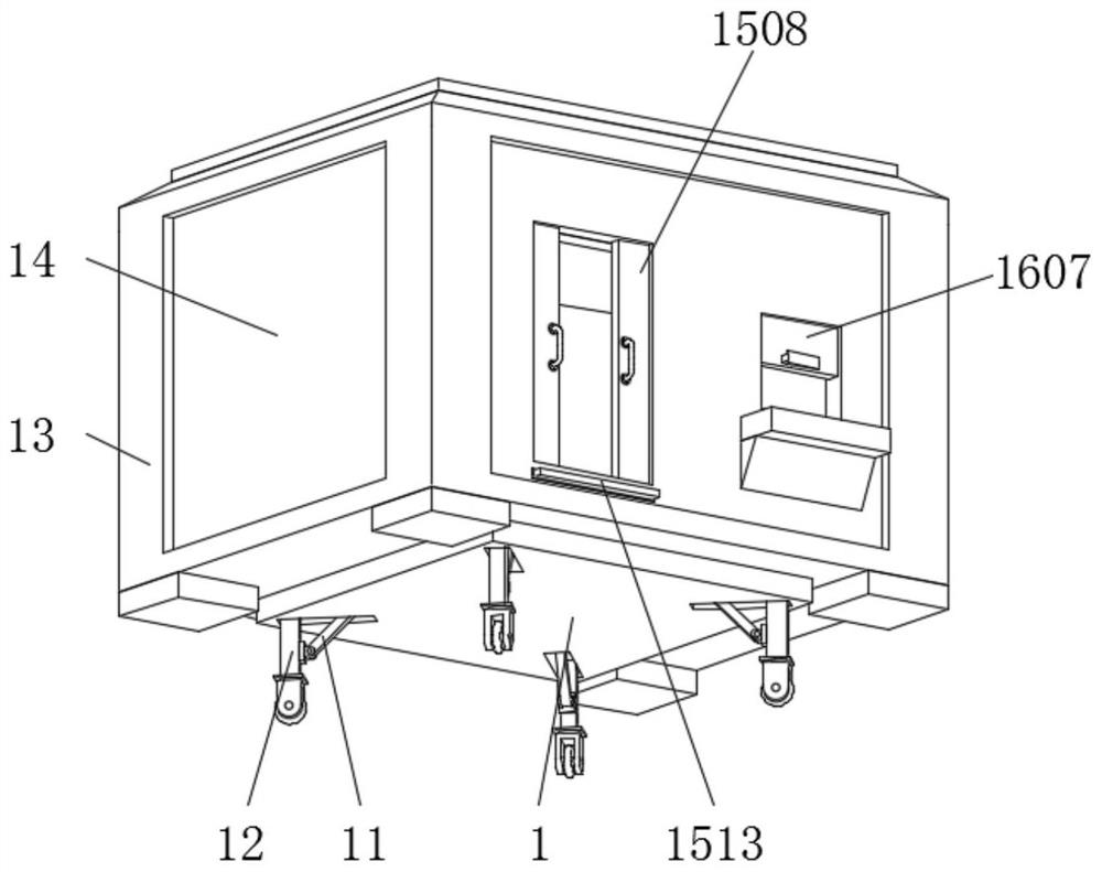 An X-ray lead room protection device