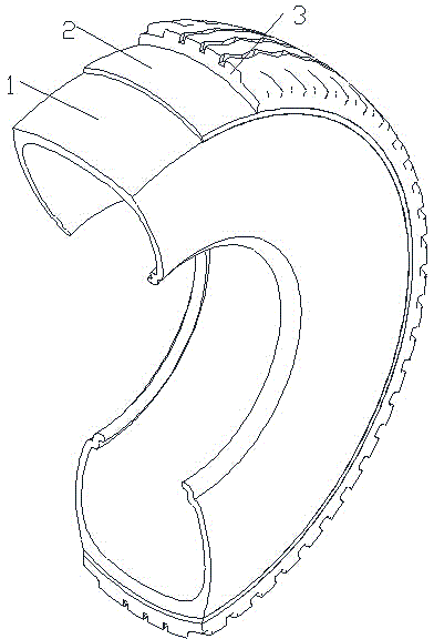 Novel tire and preparation method thereof