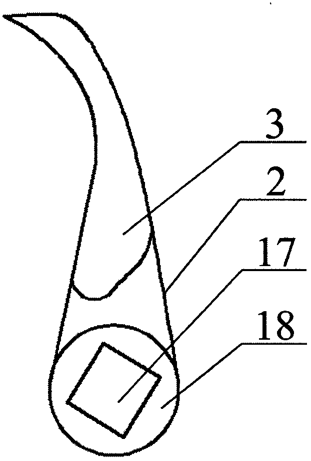 Forced internal and external transfer type composite ring spinning method for filament