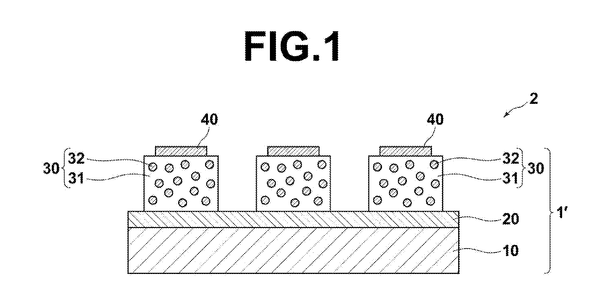Layered structure and piezoelectric device using the same