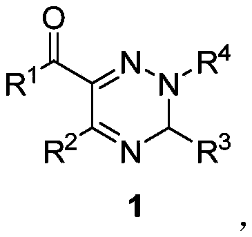 2,3,5,6-tetrasubstituted-3H-1,2,4-triazine derivative and synthesis method thereof