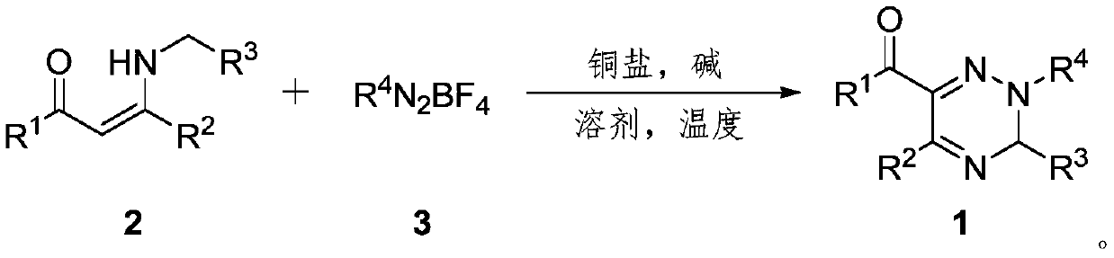 2,3,5,6-tetrasubstituted-3H-1,2,4-triazine derivative and synthesis method thereof