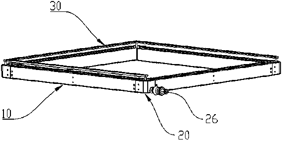 Bearing device of silk screen