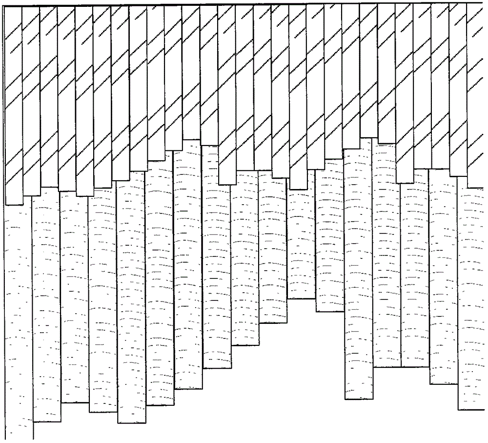 A Geophysical Data Processing Method Based on Layered Geological Model