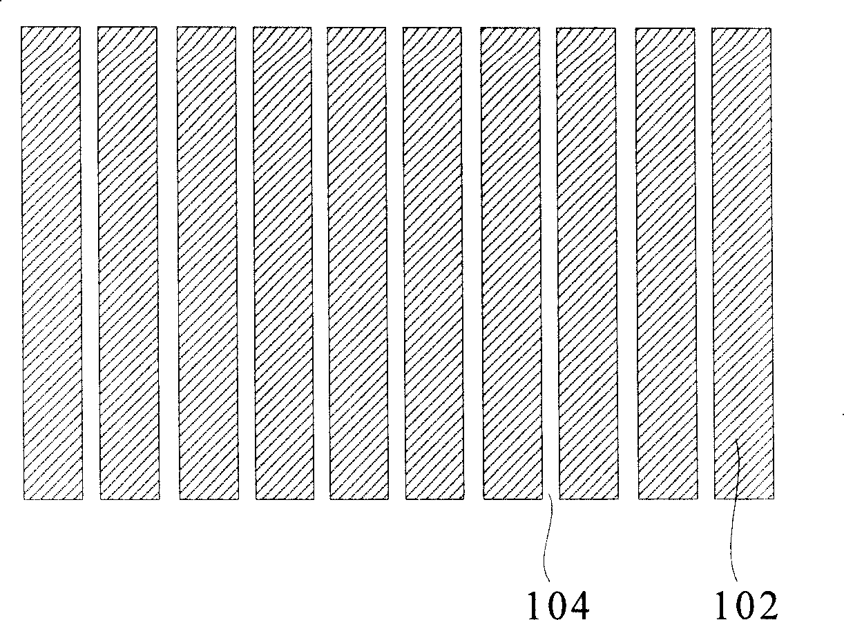 Shallow ditch groove separation process monitoring domain and monitoring method