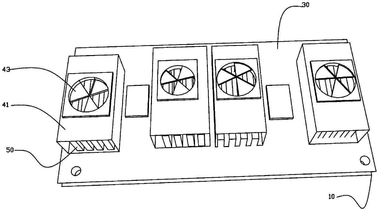 Memory module test temperature control device and control method, computer equipment and storage medium