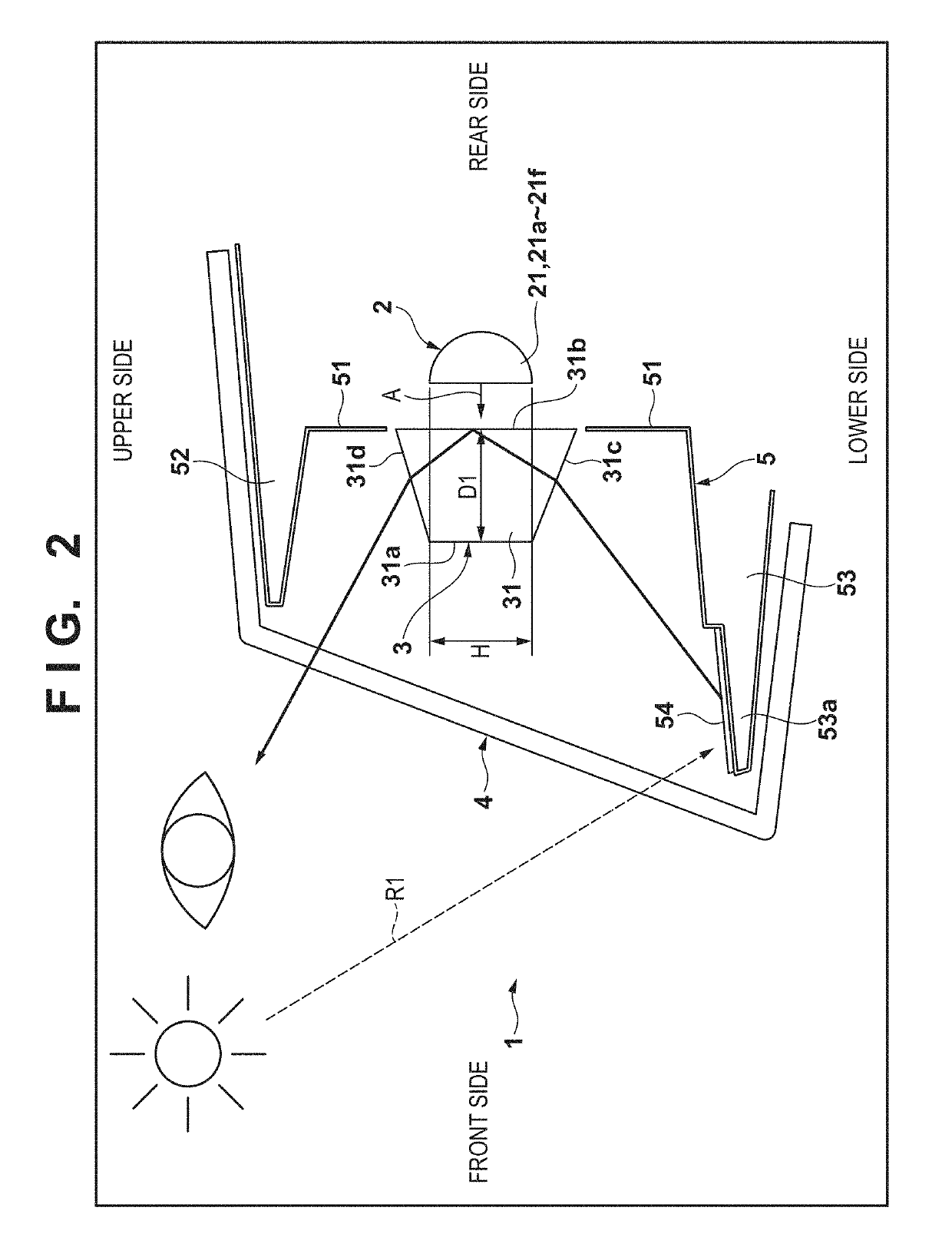 Lamp device for vehicle