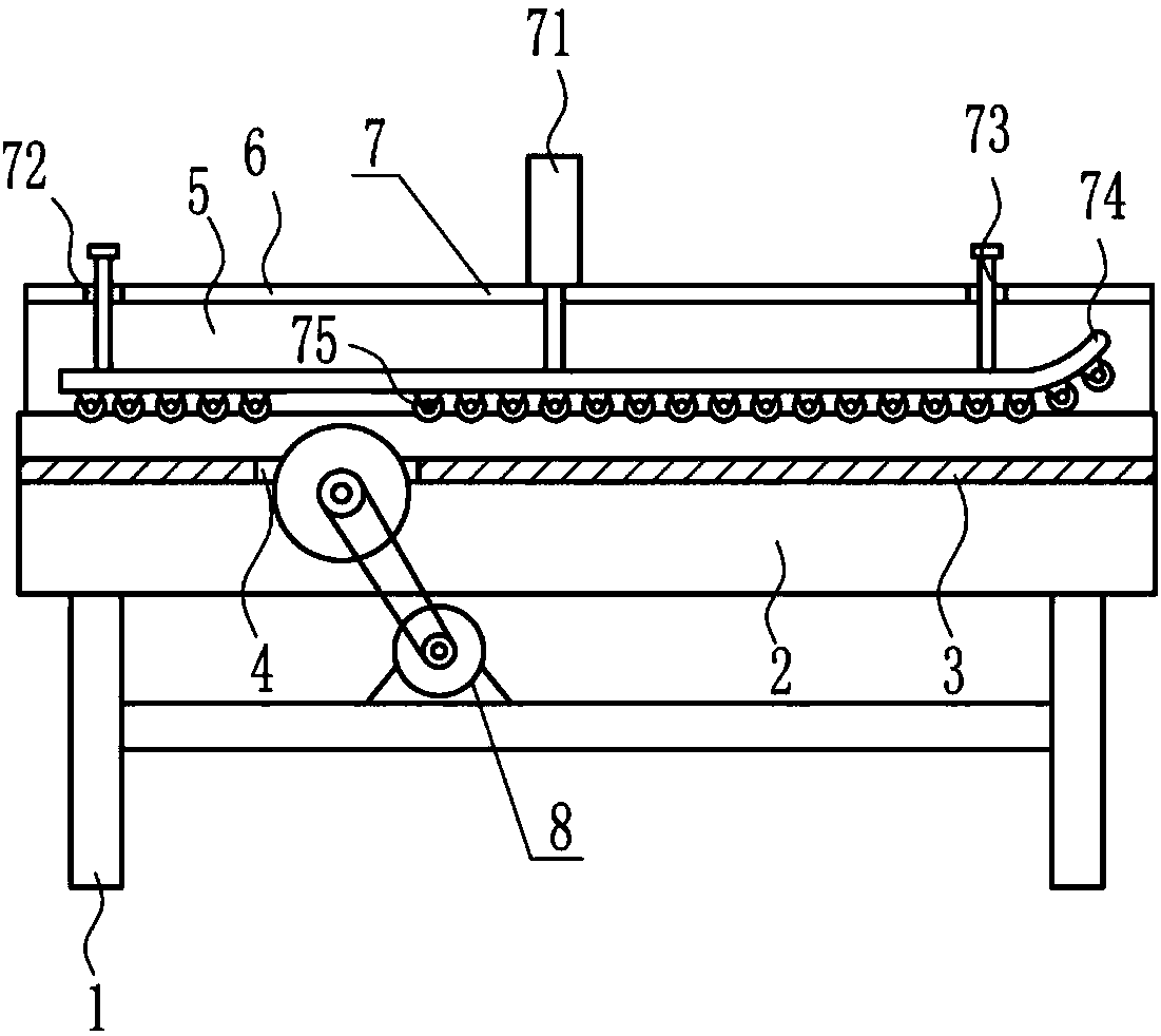 Tile cutting device for urban construction