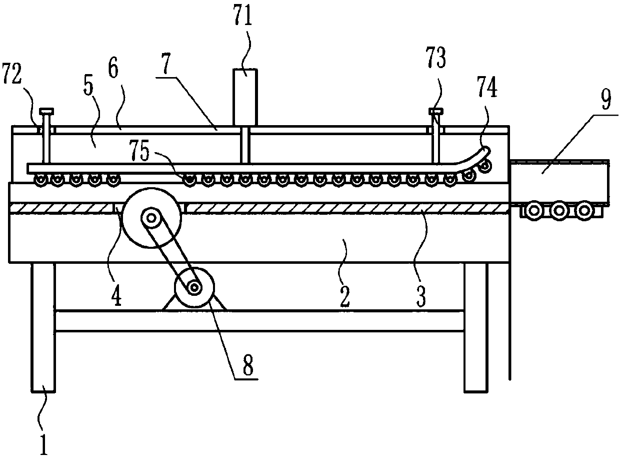 Tile cutting device for urban construction