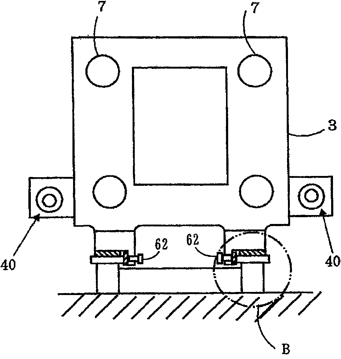 Die clamping device for injection molding machine