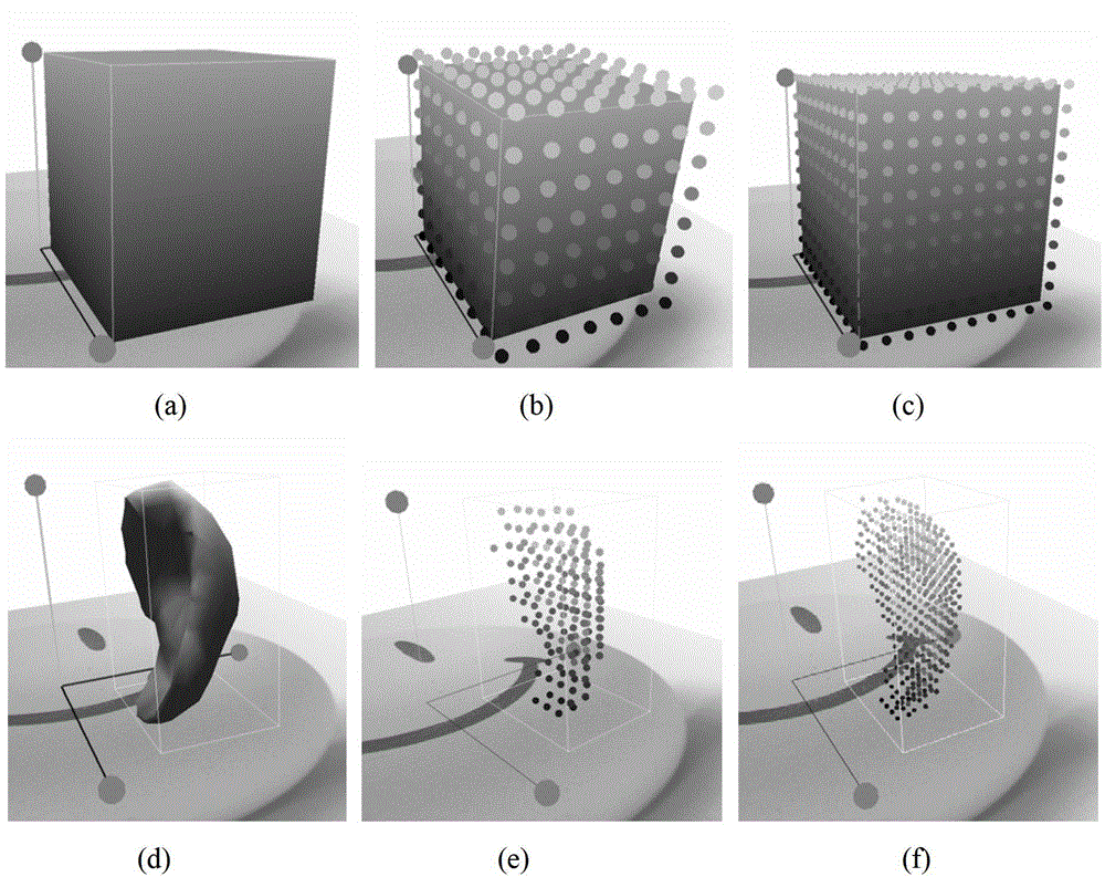 Meshless physical deformation simulation method based on moving least squares