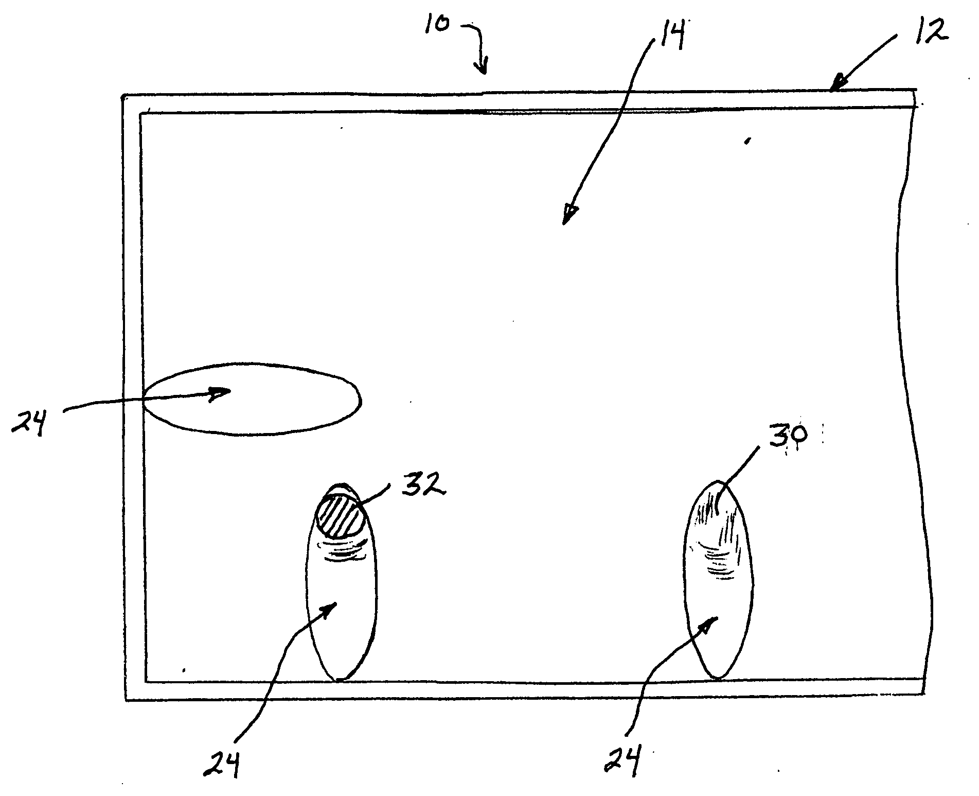 Message holding device for removably suspending one or more articles therefrom