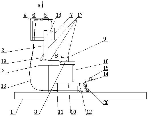 Stretching device for physical exercise