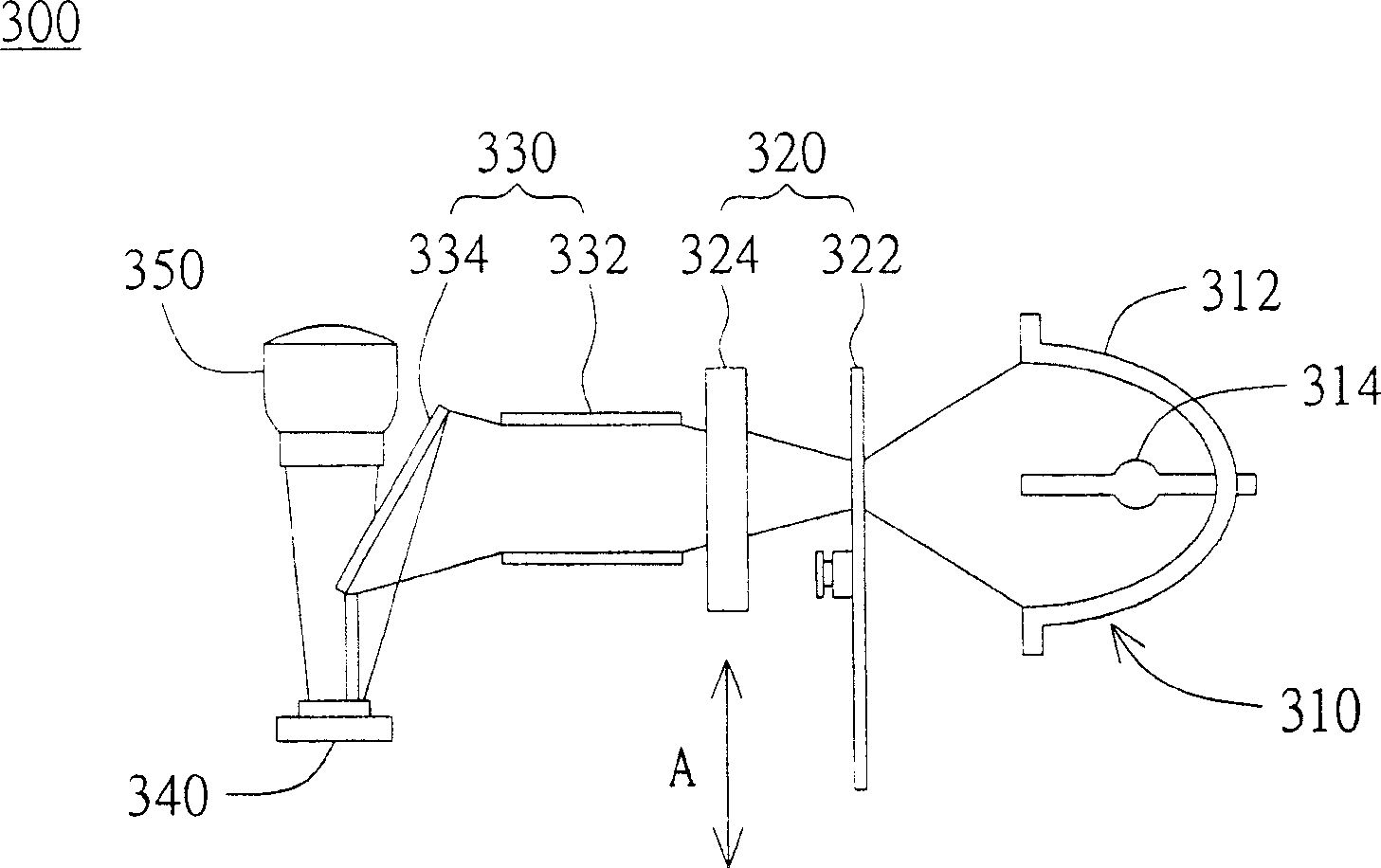 Projector and colour filtering device thereof