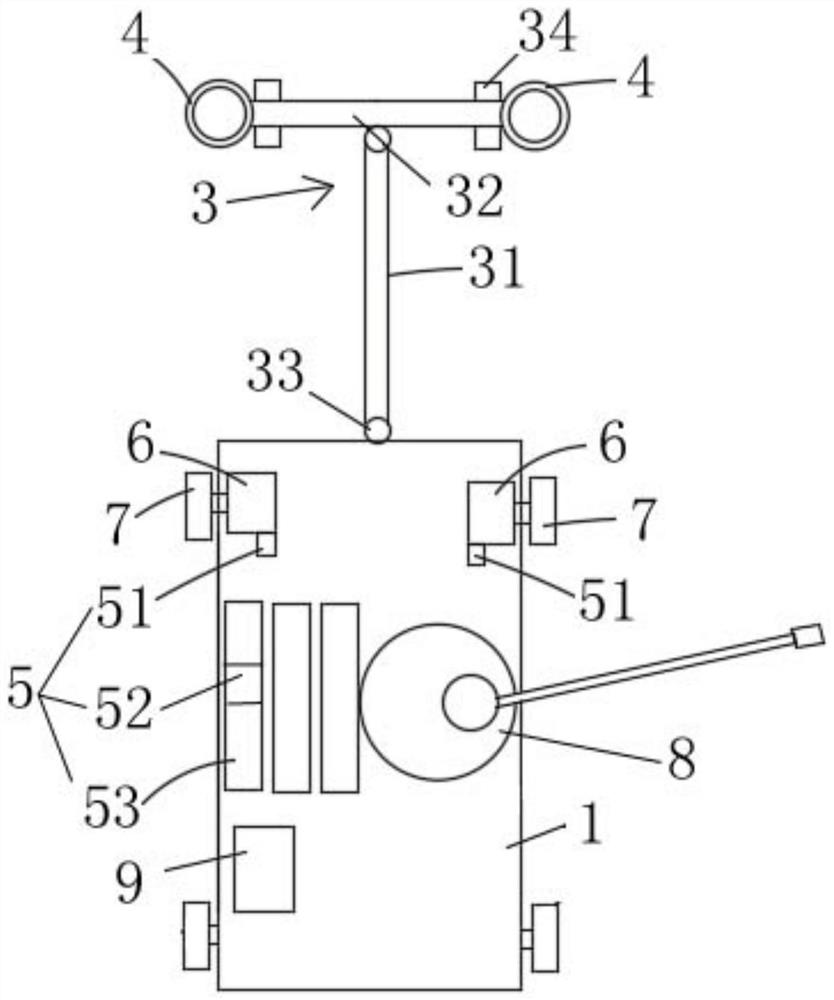 Unmanned automatic pesticide spraying vehicle and use method thereof