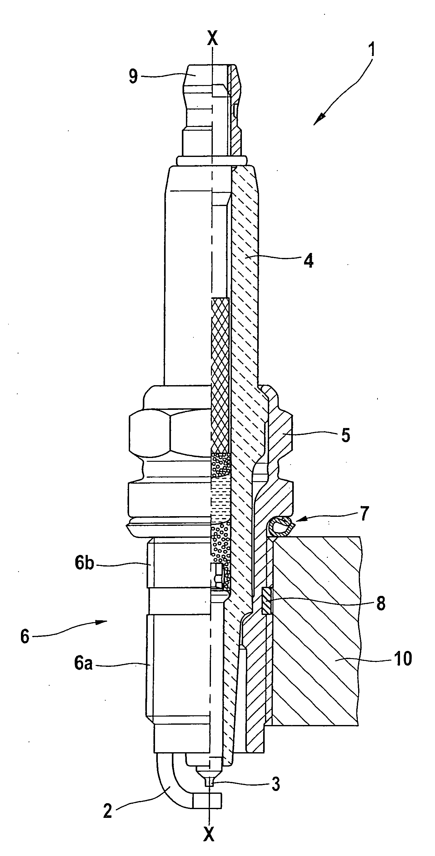 Spark plug for position-oriented installation