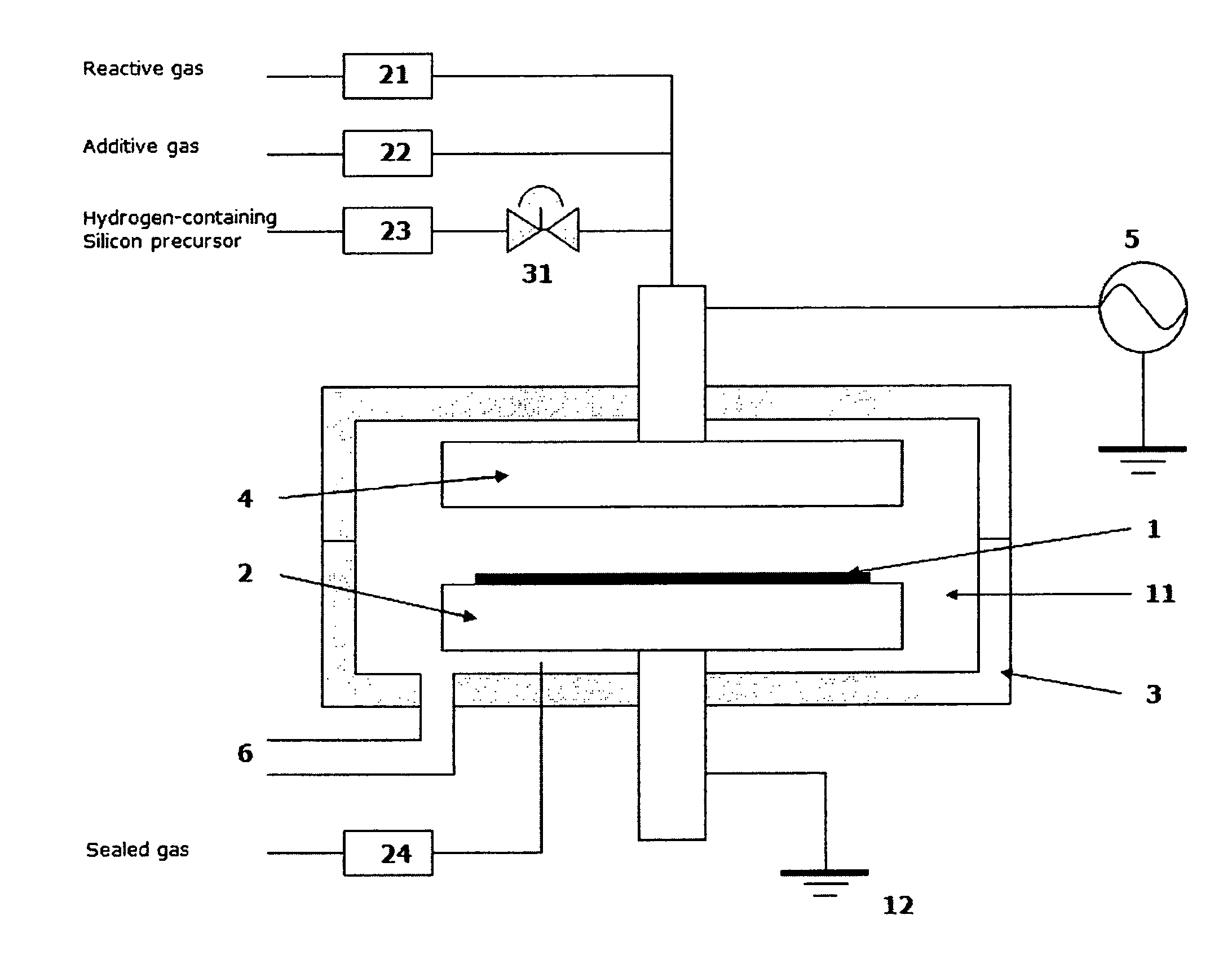 Method of forming conformal dielectric film having Si-N bonds by PECVD