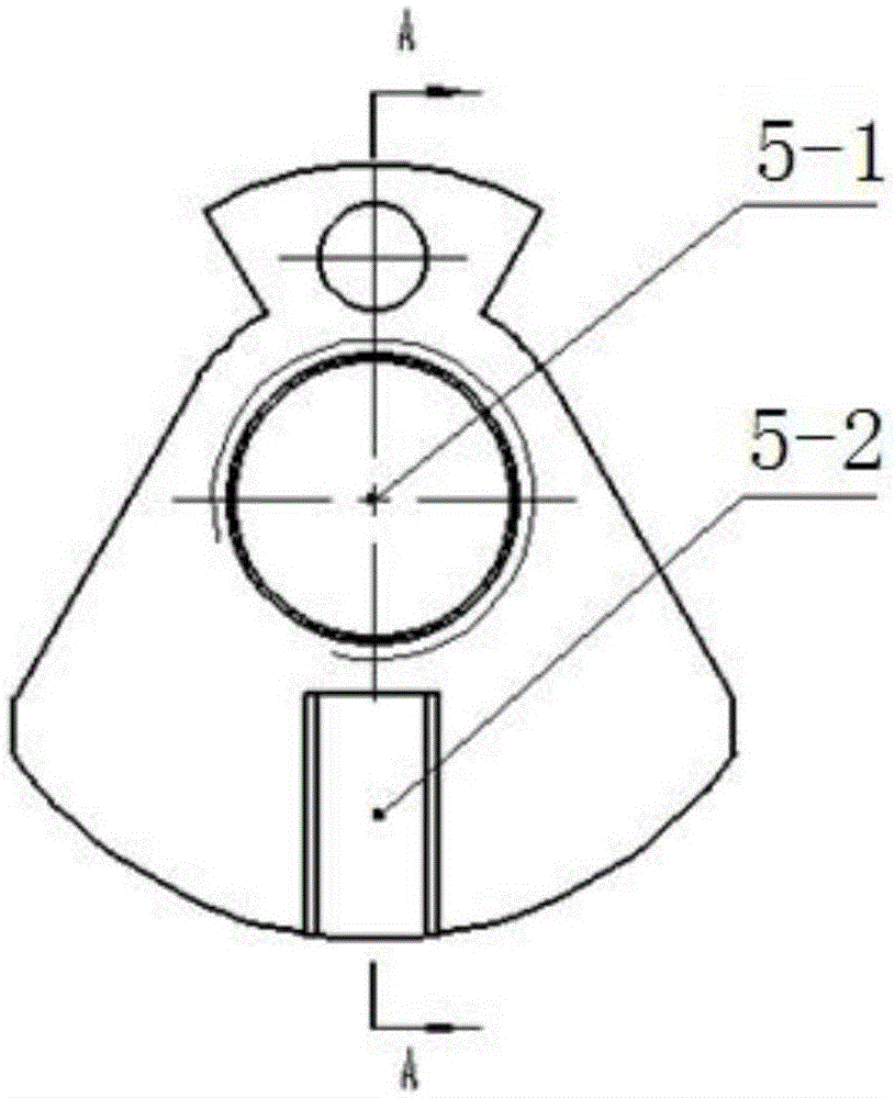 Small sliding block type low-speed clutch