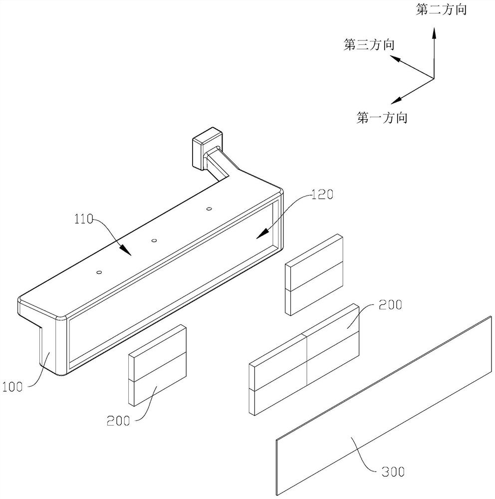 Golf putter head, counterweight distribution design method and golf putter