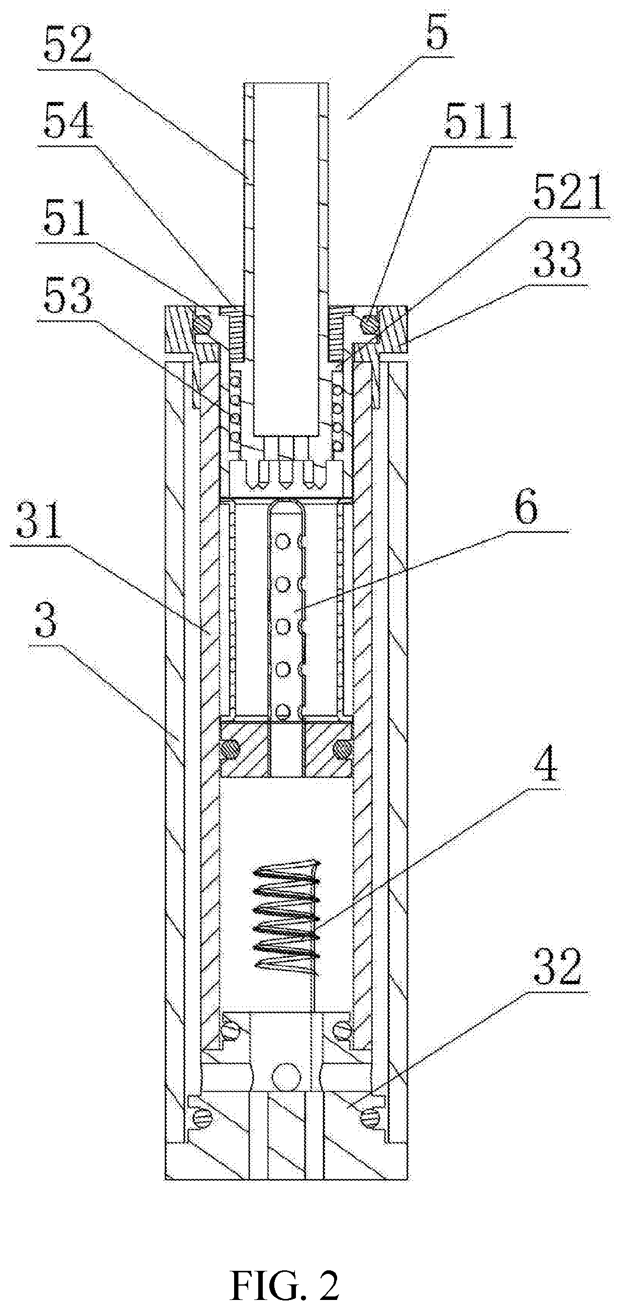 Tobacco cartridge and cigarette air heating device thereof