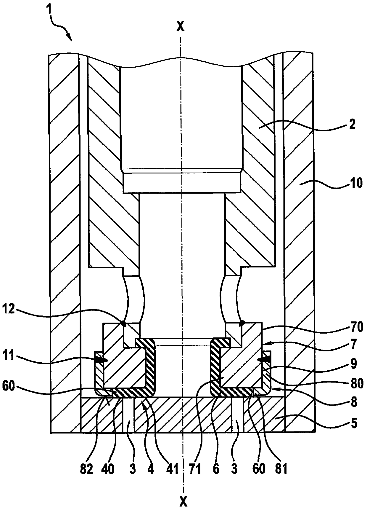 Air valve with improved sealing properties