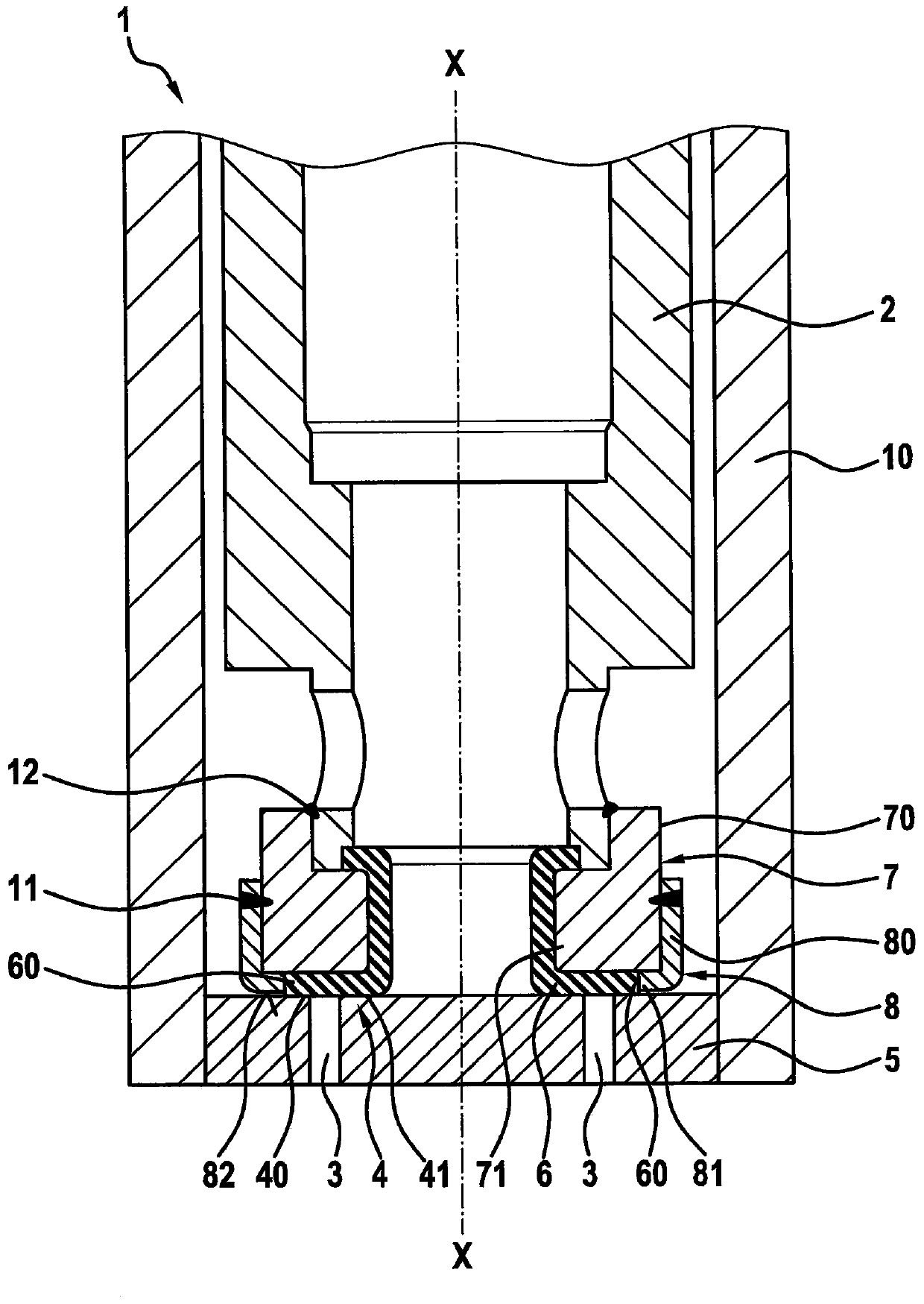 Air valve with improved sealing properties