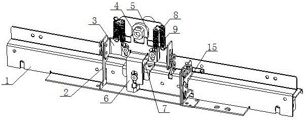 Measuring cabinet and circuit breaker cabinet double interlocking device