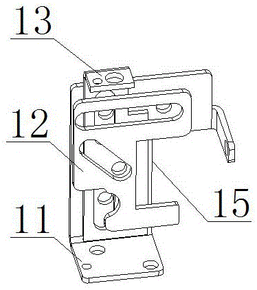 Measuring cabinet and circuit breaker cabinet double interlocking device