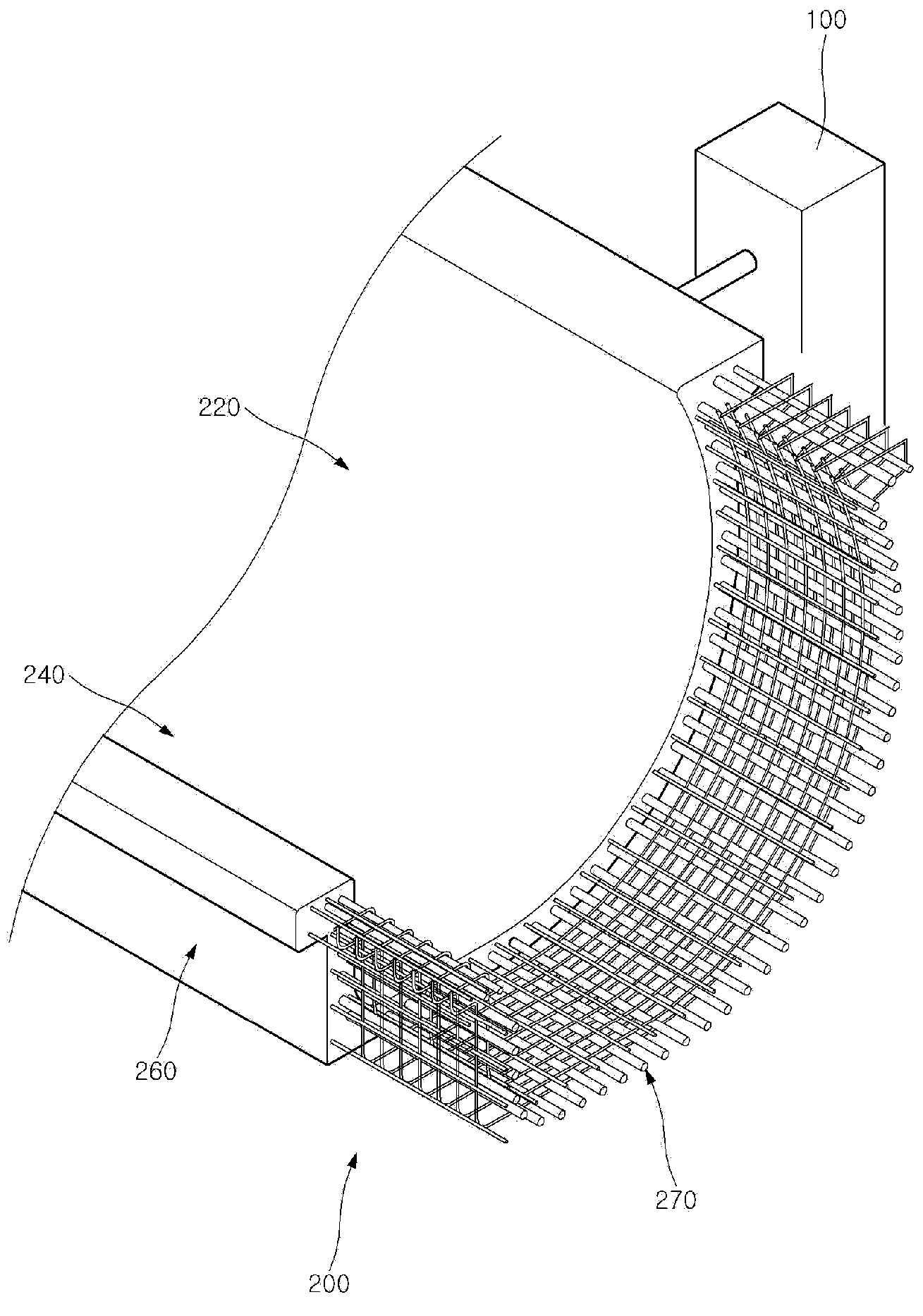 Method for constructing a bobsleigh course using a high-performance wet-type shotcrete composition