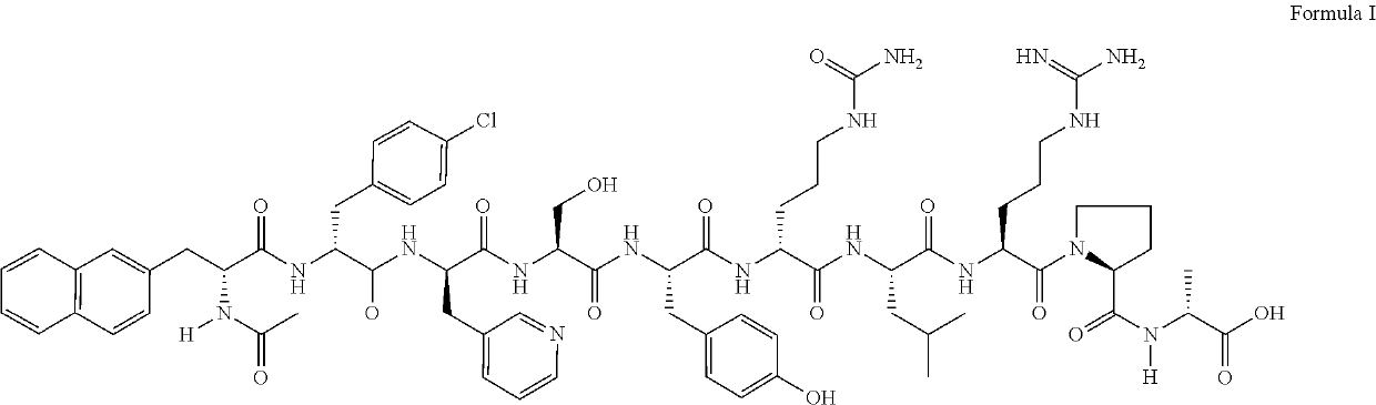 Stable parenteral dosage form of cetrorelix acetate